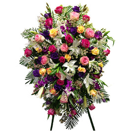 Colorful Sympathy Spray - Beverly Hills Flower Gallery