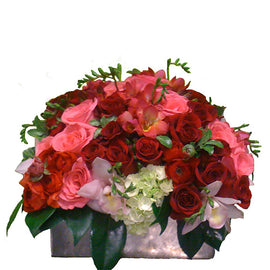 Romantic Arrangement - Beverly Hills Flower Gallery